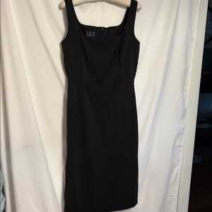 INC International Concepts Black Midi Dress Size 6